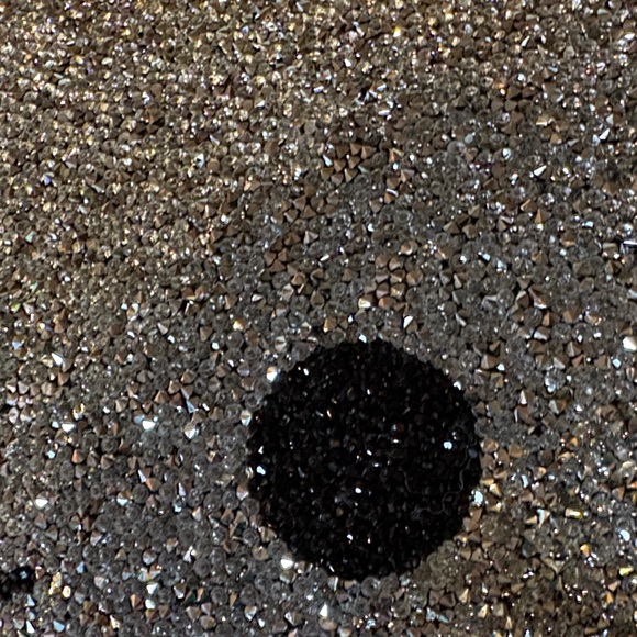 Silver Glitter Bat Pillow - Picture 3 of 9